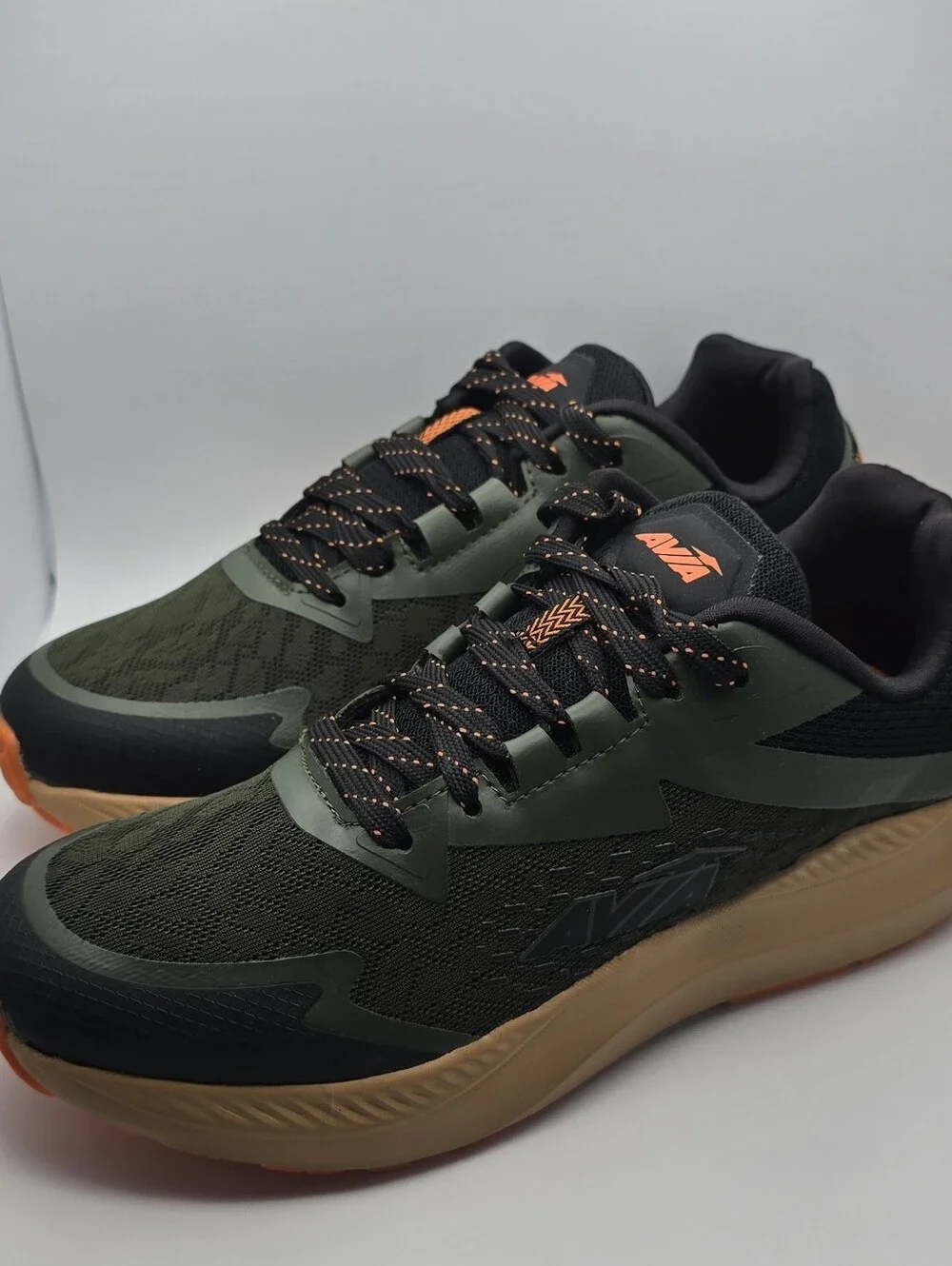 AVIA Storm Men’s Olive Green & Tan Athletic Sneaker